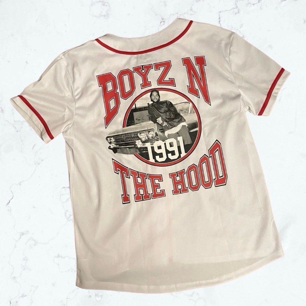 Freeze Men’s Baseball Jersey BOYS N THE HOOD South Central LA Size XL - Picture 2 of 7